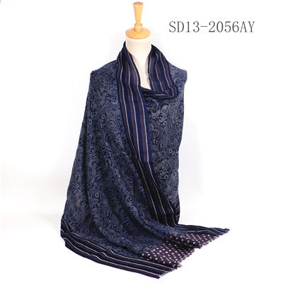 Reversible Woven Pashmina Shawl Scarf Stole